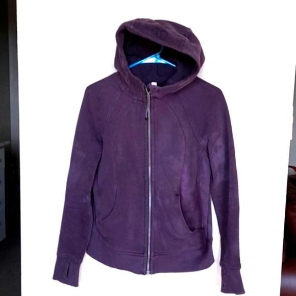 Lululemon Scuba Zip- Up Hoodie - Dark Purple - Picture 5 of 7